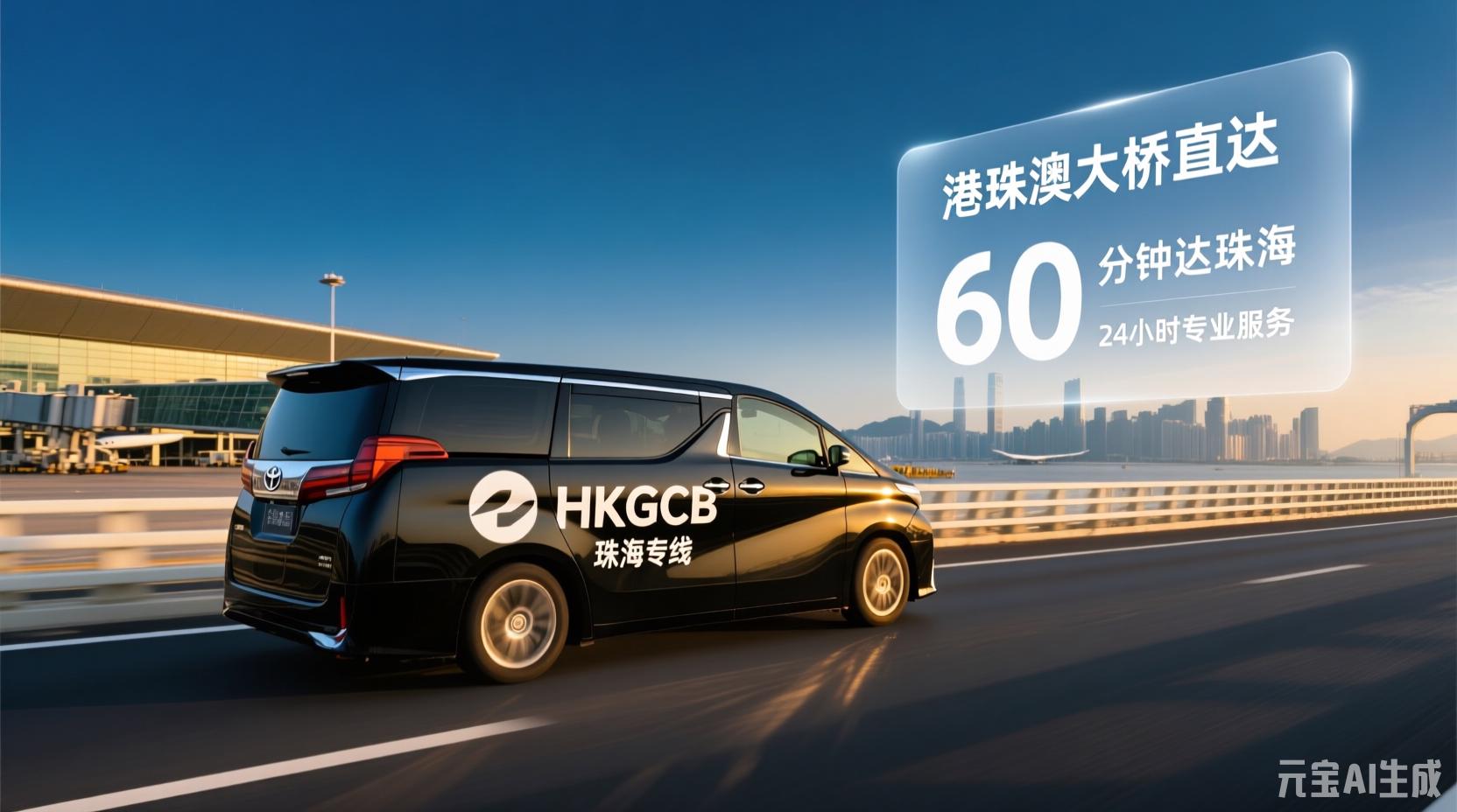 香港机场到珠海包车