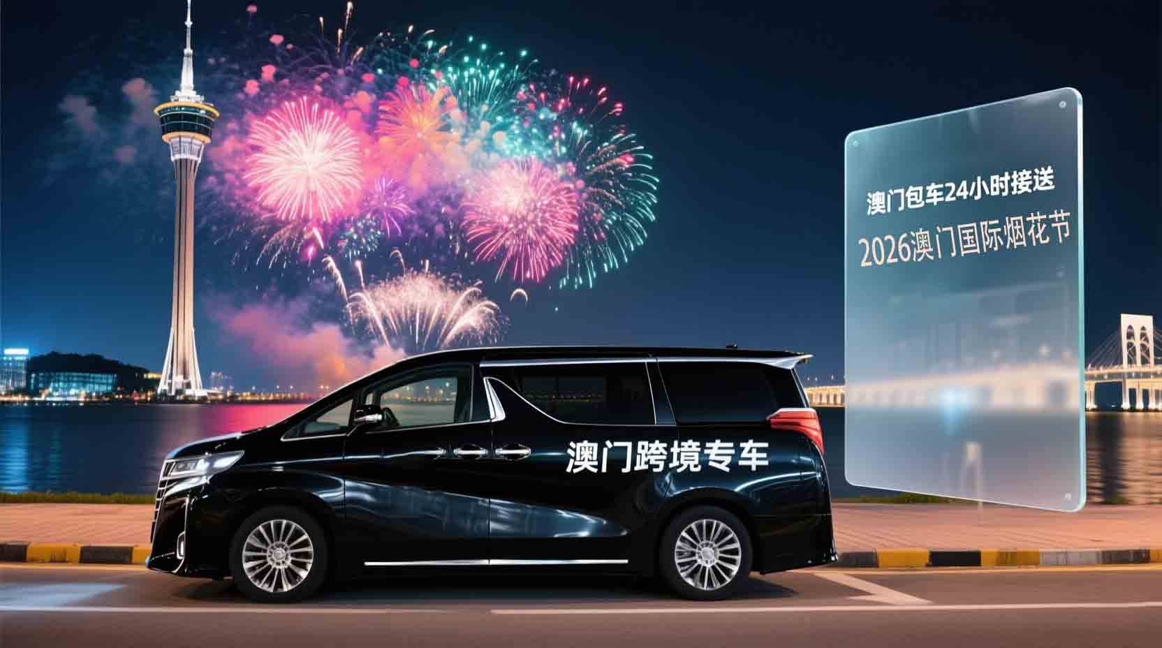 澳门国际烟花节盛大回归，hkgcb两地牌商务车助力湾区游客便捷观赛
